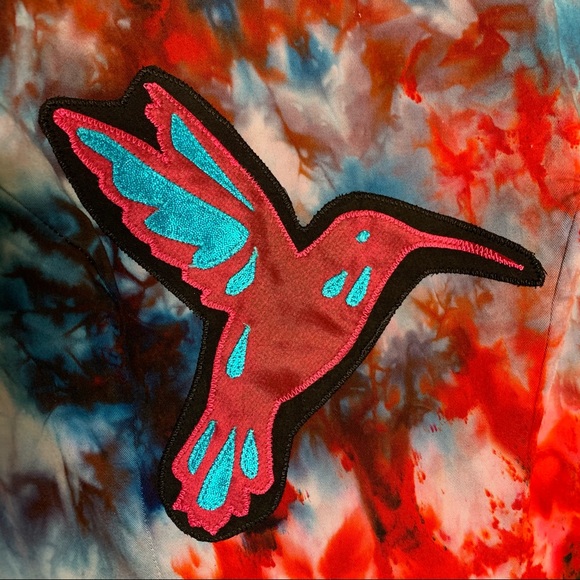 ice dyed hummingbird festival spinner colibrí 🌈♻️ - Picture 13 of 14